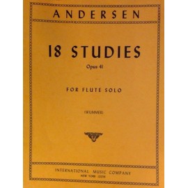 Andersen - 18 Studi OP.41 per Flauto solo