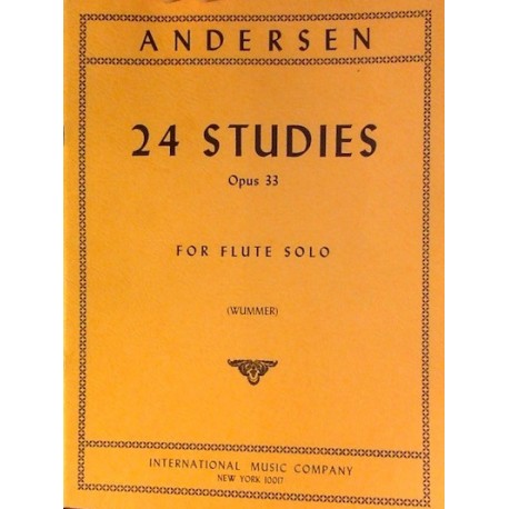 Andersen - 24 Studi OP.33 per Flauto solo