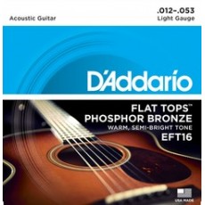 D'Addario Flat Tops Phosphor Bronze .012-.053