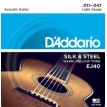 D'Addario EJ40 Silk & Steel   .011-.047