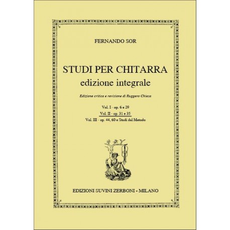 Sor - Studi per chitarra Vol.2