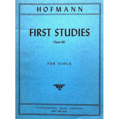 Hofmann - First Studies Op 86