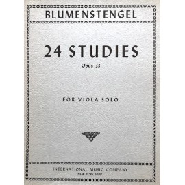Blumenstengel -  24 Studies Op 33
