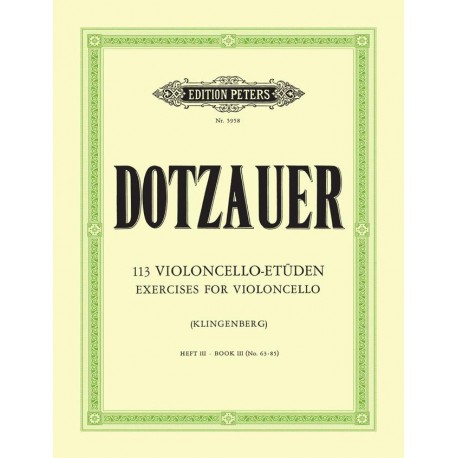Dotzauer -113 Exercises Vol.3