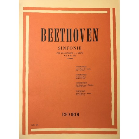Beethoven - Sinfonie per pianoforte 4 mani