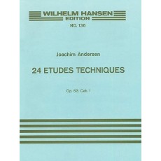 Andersen - 24 Etudes Techniques For Flute Op.63 Book 1