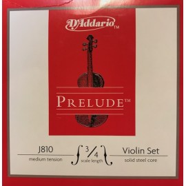D'Addario Prelude J810 set 3/4
