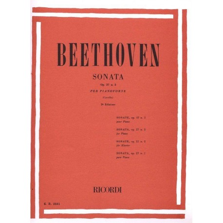 Beethoven - Sonata Op 27 n. 2