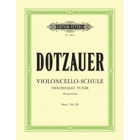 Dotzauer - Metodo per Violoncello Vol 3