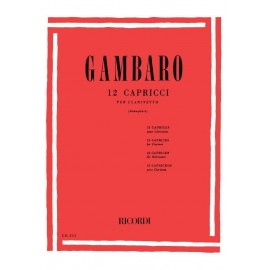 Gambaro 12 Capricci per Clarinetto