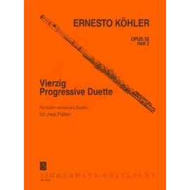 Köhler -Vierzig Progressive Duette 2 Op.55