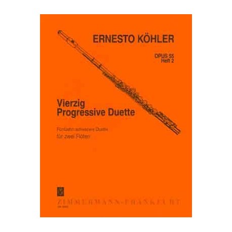 Köhler -Vierzig Progressive Duette 2 Op.55