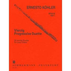 Köhler -Vierzig Progressive Duette 1 Op.55