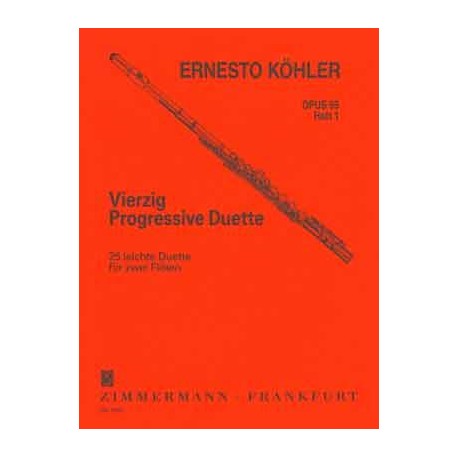 Köhler -Vierzig Progressive Duette 1 Op.55
