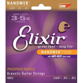 Elixir 16052 Set 012-053 Phosphor Bronze