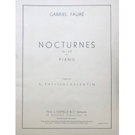 Fauré - Nocturnes 1-8 per piano