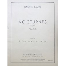 Fauré - Nocturnes 1-8 per piano