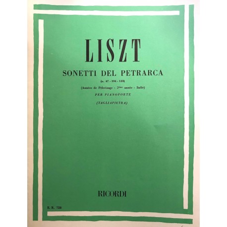 Liszt - Sonetti del Petrarca