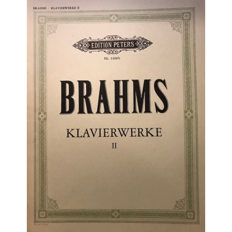 BRAHMS Klavierwerke 2