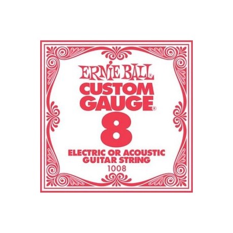 Ernie Ball corda 008 elettrica o acustica