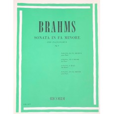 BRAHMS Sonata in FAm Op 5