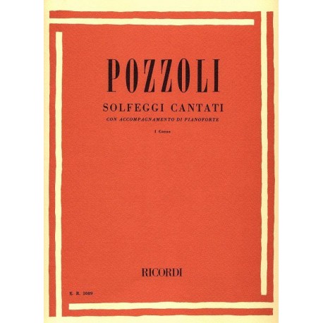 Pozzoli Solfeggi Cantati 1 corso