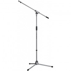 K&M supporto microfono grigio "Soft-Touch"