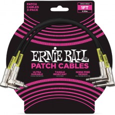 Ernie Ball 6055 Cavo Patch - 30 cm 3 pezzi