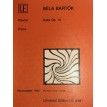 Béla Bartók Suite Opus 14