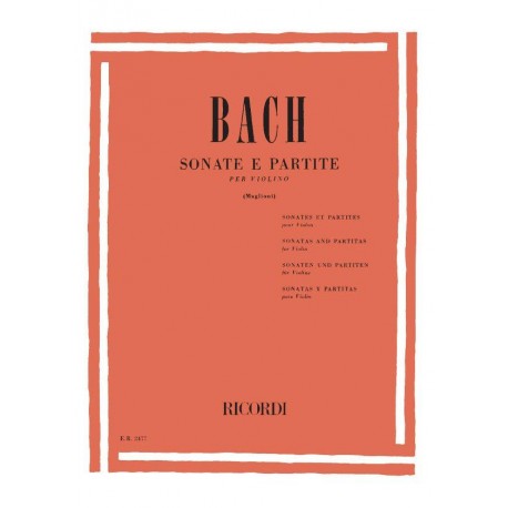 Bach 6 Sonate E Partite