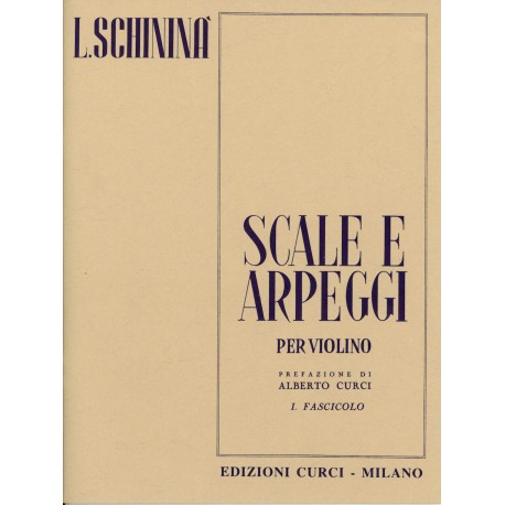 Schininà Scale e arpeggi I fascicolo